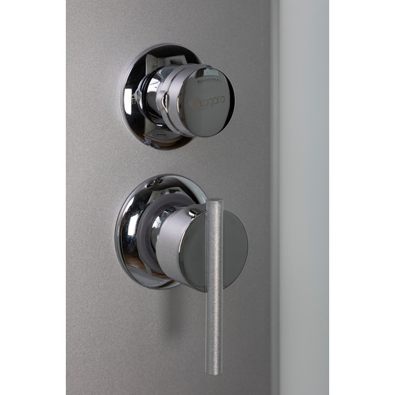 Душевая кабина Niagara 90x90 см E90/40/MT/BK, хром/матовое фото 8