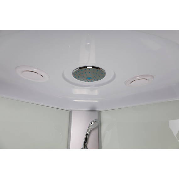 Душевая кабина Niagara 90x90 см E90/40/MT/BK, хром/матовое фото 6