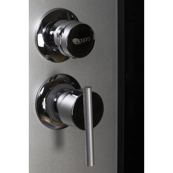 Душевая кабина Niagara 80x80 см NG-2507-14BK, серебро/тонированное фото 5