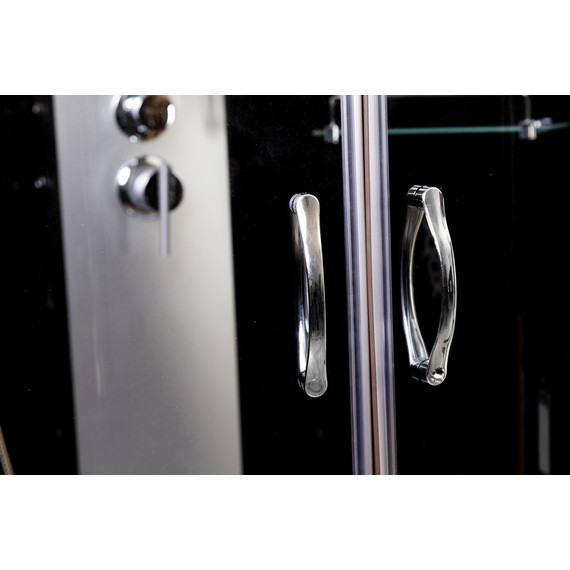 Душевая кабина Niagara 80x80 см NG-2507-14BK, серебро/тонированное фото 7