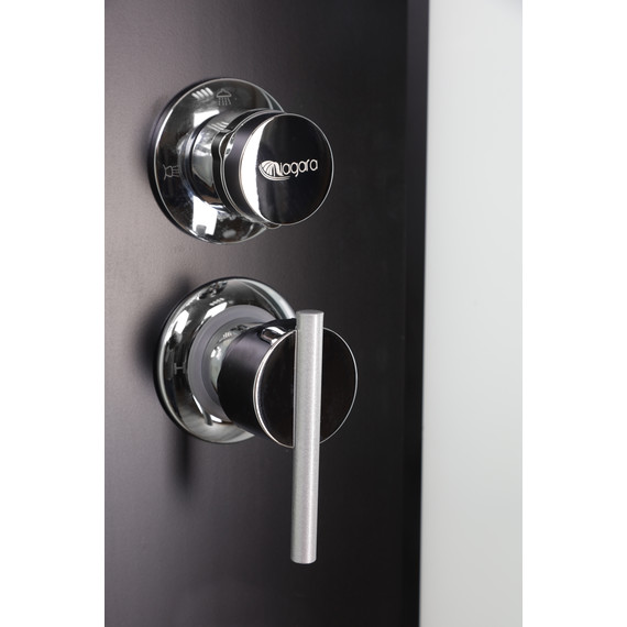 Душевая кабина Niagara 90x90 см NG-6708-14BKT, чёрный/прозрачное - 6 Душевая кабина Niagara 90x90 см NG-6708-14BKT, чёрный/прозрачное фото 6