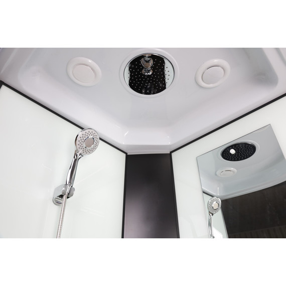 Гидробокс Niagara 80x80 см 67071414G, чёрный/прозрачное фото 12