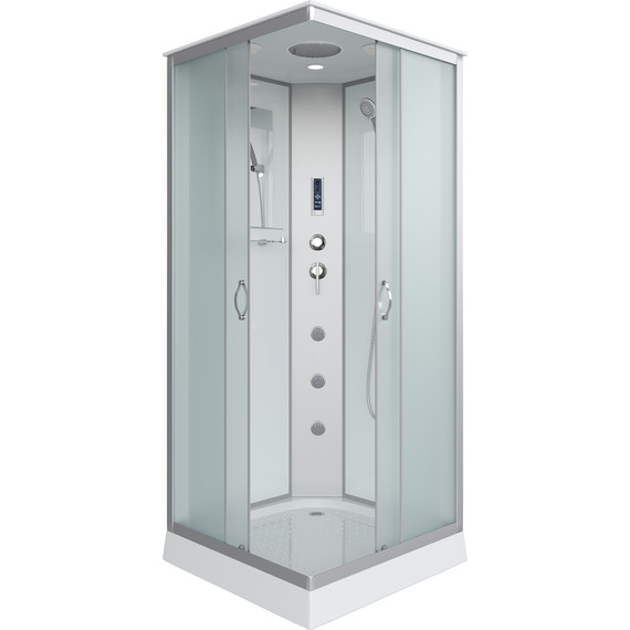 Гидробокс Niagara 90x90 см 11011423F, серебро/матовое фото 2