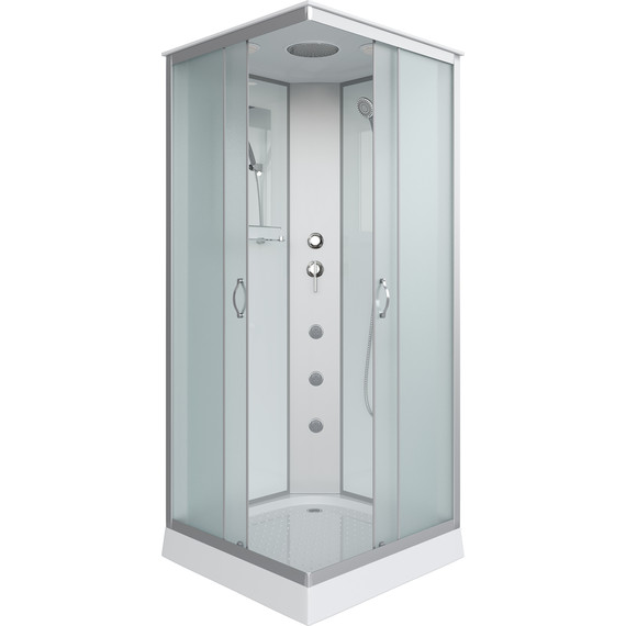 Гидробокс Niagara 90x90 см 11011423G, серебро/матовое фото 2