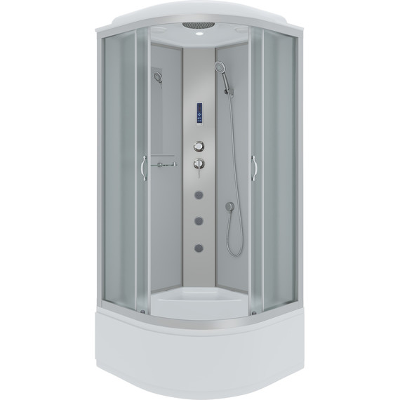 Гидробокс Niagara 80x80 см 23071424F, серебро/матовое фото 2