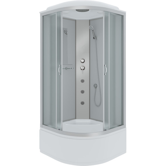 Гидробокс Niagara 80x80 см 23071424G, серебро/матовое фото 2