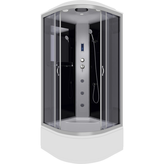 Гидробокс Niagara 80x80 см 25071434F, серебро/тонированное фото 2