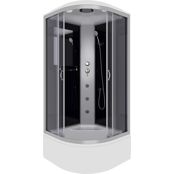 Гидробокс Niagara 80x80 см 25071434G, серебро/тонированное фото 2