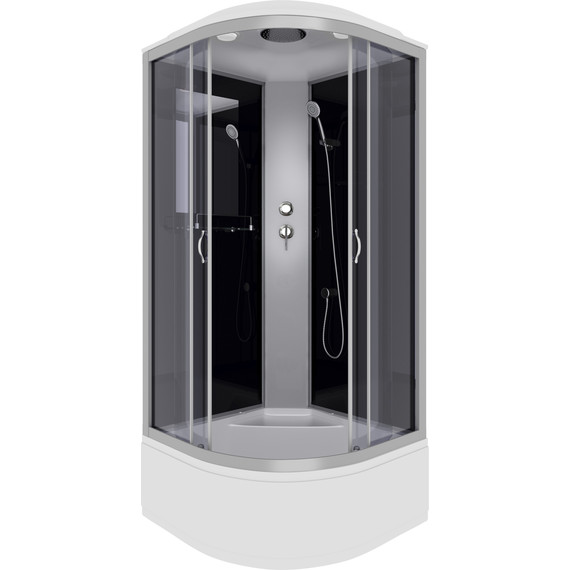 Душевая кабина Niagara 80x80 см 25071434, серебро/тонированное фото 2