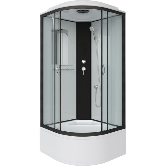 Душевая кабина Niagara 80x80 см 67071414, чёрный/прозрачное фото 2