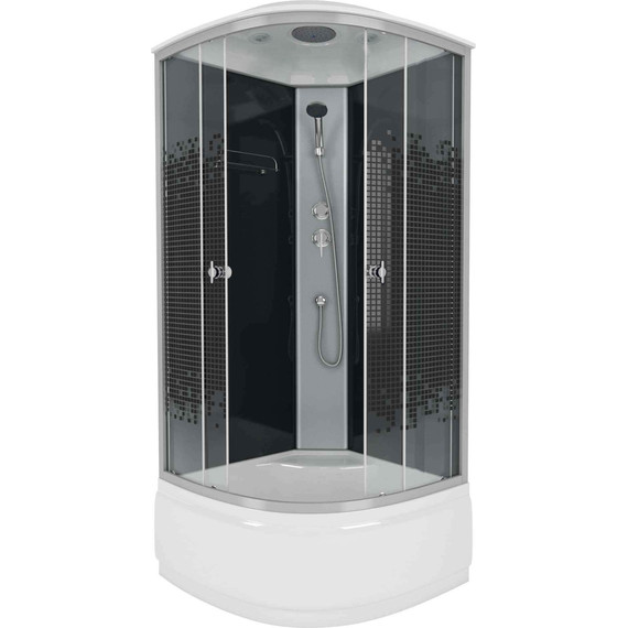Душевая кабина Niagara 80x80 см 7507, хром/узор фото 2