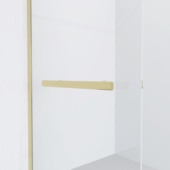 Душевая перегородка Niagara Nova 90 см NG-641-90GOLD, холодное золото/прозрачное фото 4