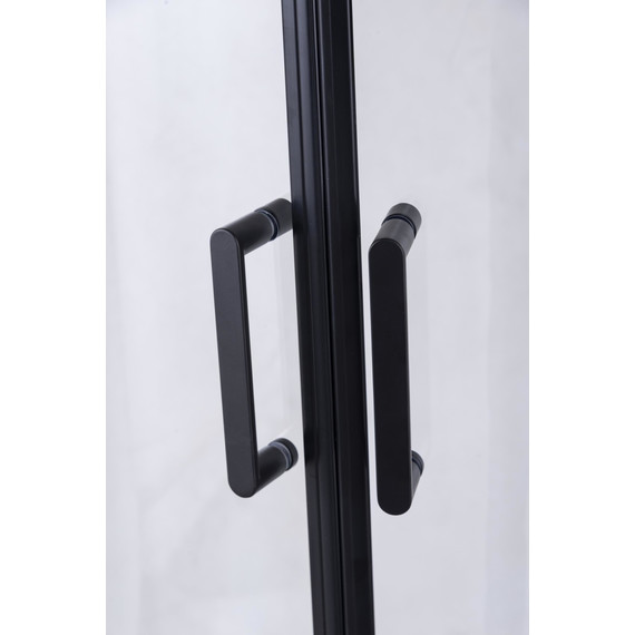 Душевое ограждение Niagara Nova 90x90 см 681308111BLACK, чёрный/прозрачное фото 7