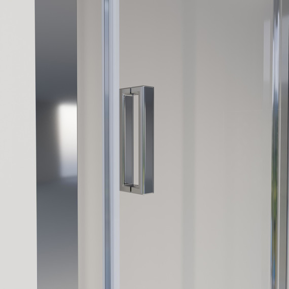 Душевое ограждение Niagara Nova 80x90 см NG-82-8AB-A90B, чёрный/прозрачное фото 3