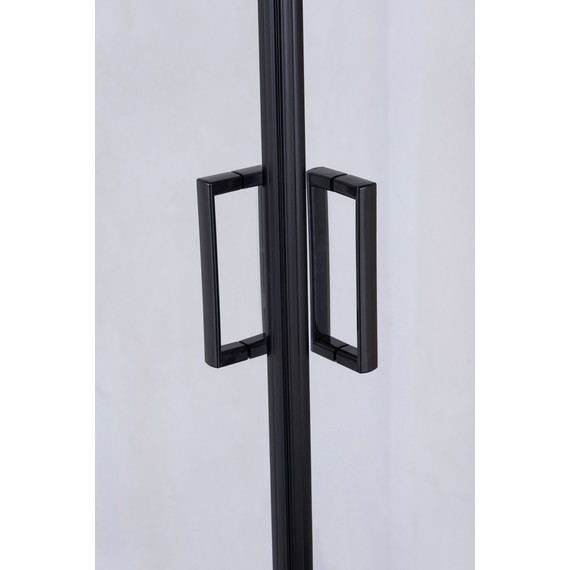 Душевое ограждение Niagara Nova 90x90 см 68080811BLACK, чёрный/прозрачное фото 5