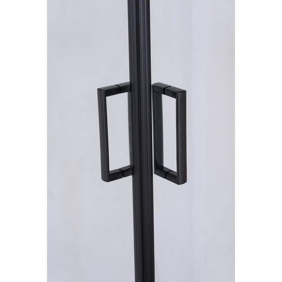 Душевое ограждение Niagara Nova 100x100 см 68090811BLACK, чёрный/прозрачное фото 5