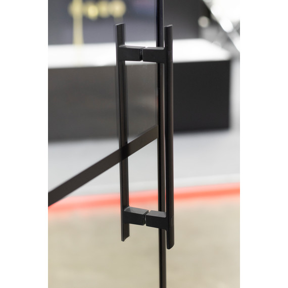 Душевое ограждение Niagara Nova 120x80 см _02200832BLACK, чёрный/прозрачное фото 3