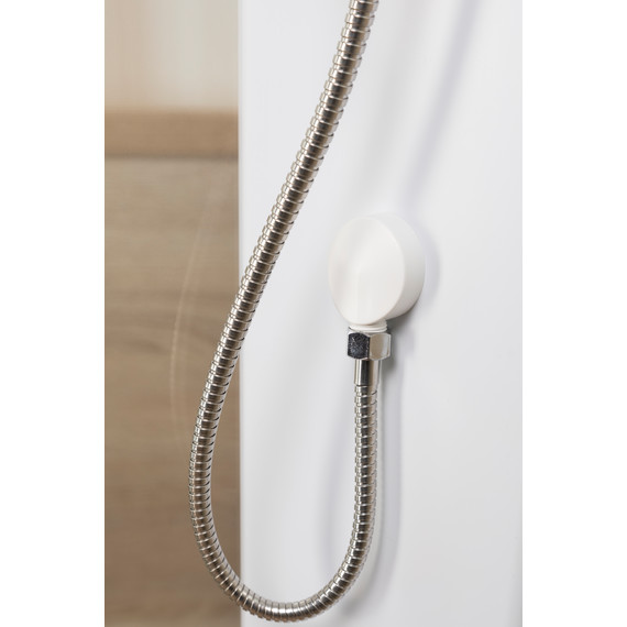 Душевая кабина Niagara 100x70 см P100/70/26L/MT/BK, белый/матовое фото 7