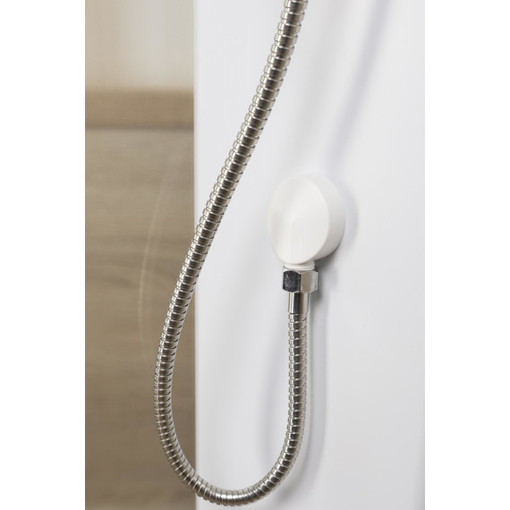 Душевая кабина Niagara 110x80 см P110/80/40L/MT/BK, белый/матовое фото 7