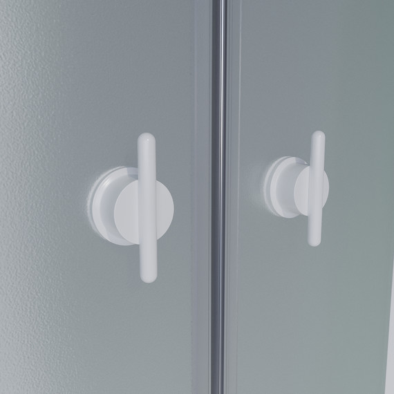 Душевая кабина Niagara 100x80 см P100/80/40L/MT/BK, белый/матовое фото 4