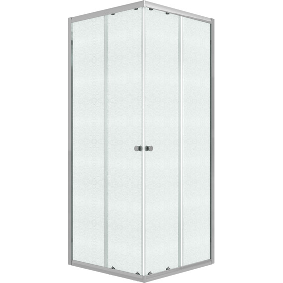 Душевое ограждение Niagara Eco 80x80 см NG-1008-14QMT, хром матовый/матовое - 2 Душевое ограждение Niagara Eco 80x80 см NG-1008-14QMT, хром матовый/матовое фото 2