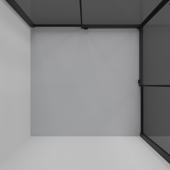 Душевое ограждение Niagara Nova 80x80 см NG-2822-34BLACK, чёрный матовый/тонированное фото 8