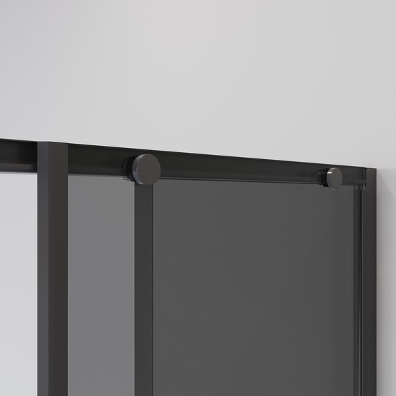 Душевое ограждение Niagara Nova 80x80 см NG-2822-34BLACK, чёрный матовый/тонированное фото 9