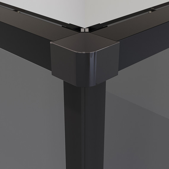 Душевое ограждение Niagara Nova 80x80 см NG-2822-34BLACK, чёрный матовый/тонированное фото 11