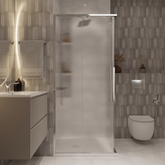 Душевое ограждение Niagara Nova 80x80 см NG-3622-34, хром/шиншилла - 4 Душевое ограждение Niagara Nova 80x80 см NG-3622-34, хром/шиншилла фото 4