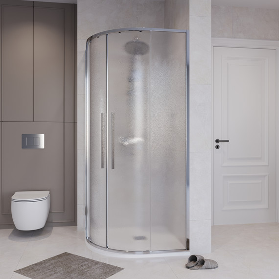 Душевое ограждение Niagara Nova 90x90 см NG-3626-34, хром/шиншилла фото 4