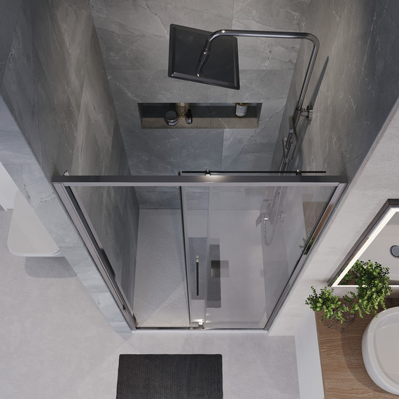 Душевая дверь Niagara Nova 100 см NG-64-10A, хром/прозрачное фото 6