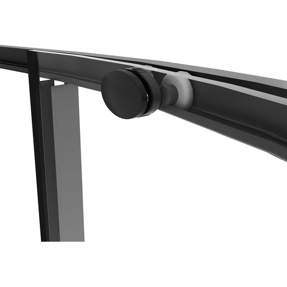 Душевое ограждение Niagara Nova 100x100 см NG-6827-34BLACK, чёрный матовый/прозрачное фото 7