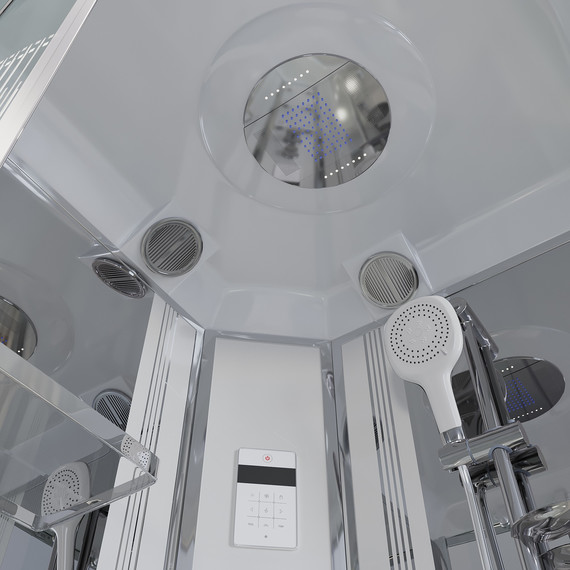 Гидробокс Niagara 100x100 см 7020164, хром/матовое фото 4