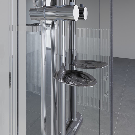 Гидробокс Niagara 100x100 см 7020164, хром/матовое фото 5