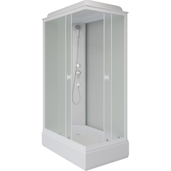 Душевая кабина Niagara 100x80 см P100/80/26Q/MT, белый/матовое фото 2