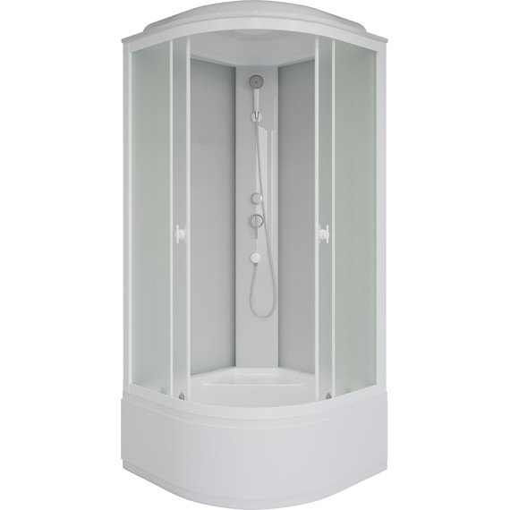 Душевая кабина Niagara 100x100 см P100/40/MT, белый/матовое фото 2