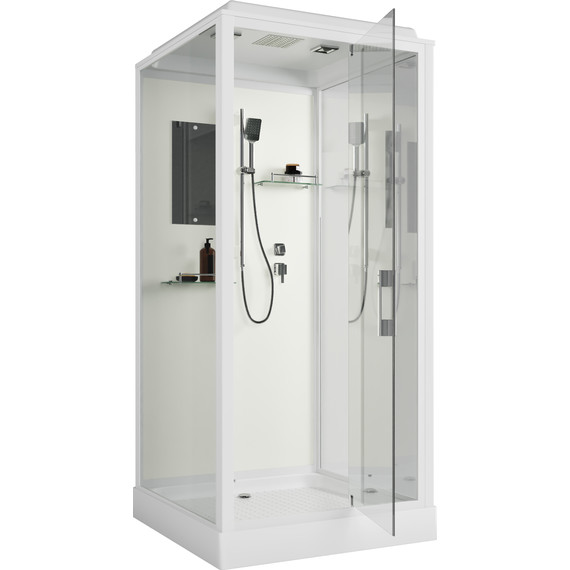 Душевая кабина Niagara 90x90 см ST90/15Q, белый/прозрачное - 2 Душевая кабина Niagara 90x90 см ST90/15Q, белый/прозрачное фото 2