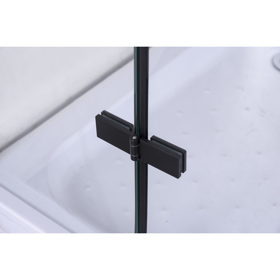 Душевое ограждение Niagara Nova 100x100 см 68160811BLACK, чёрный/прозрачное фото 3