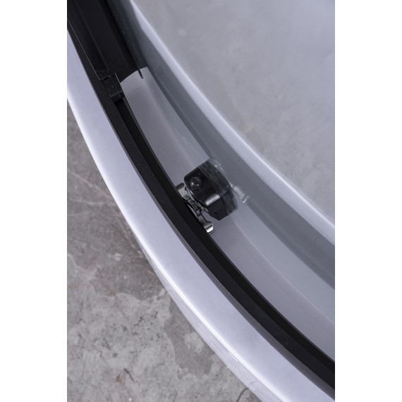 Душевое ограждение Niagara Nova 100x100 см 68070811BLACK, чёрный/прозрачное фото 3