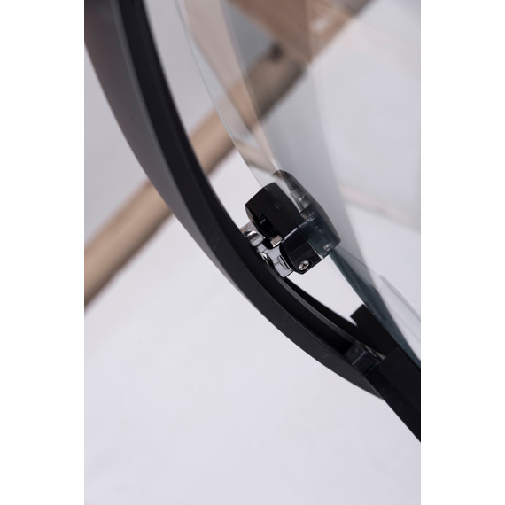 Душевое ограждение Niagara Nova 90x90 см 68060811BLACK, чёрный/прозрачное фото 4