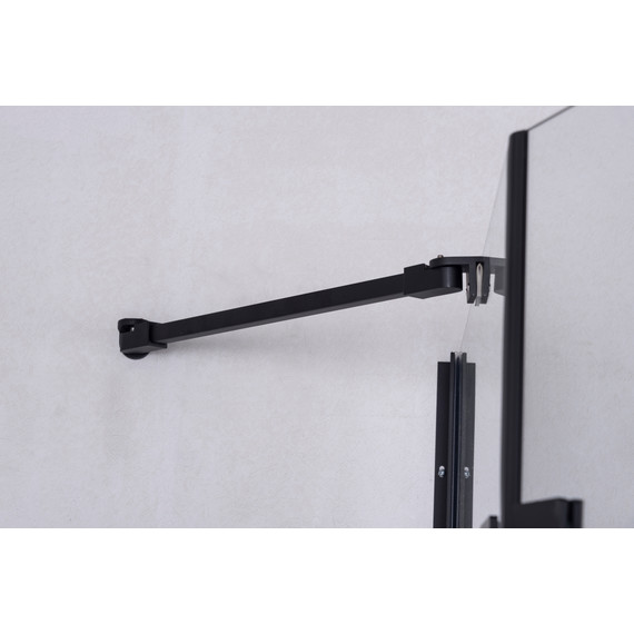 Душевое ограждение Niagara Nova 100x100 см 681408111BLACK, чёрный/прозрачное фото 6