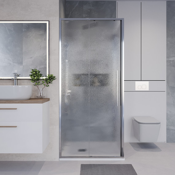 Душевое ограждение Niagara Nova 110x100 см NG-65-11CH-CH100-34, хром/шиншилла фото 4