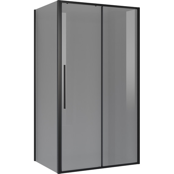 Душевое ограждение Niagara Nova 140x80 см NG-85-14TB-TB80-34, чёрный матовый/тонированное - 2 Душевое ограждение Niagara Nova 140x80 см NG-85-14TB-TB80-34, чёрный матовый/тонированное фото 2