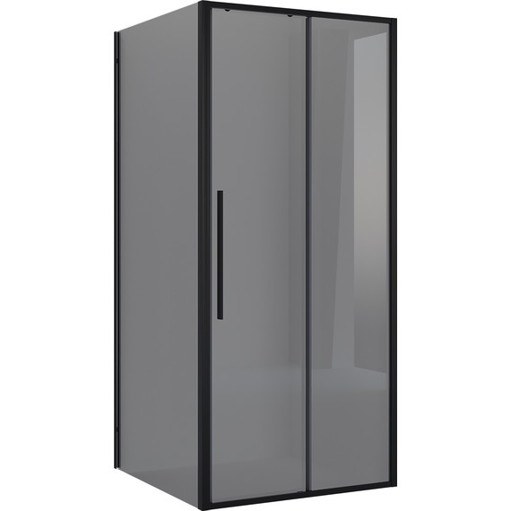 Душевое ограждение Niagara Nova 90x80 см NG-85-9TB-TB80-34, чёрный матовый/тонированное - 2 Душевое ограждение Niagara Nova 90x80 см NG-85-9TB-TB80-34, чёрный матовый/тонированное фото 2