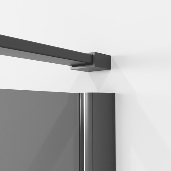 Душевое ограждение Niagara Nova 90x90 см NG-2831-34BLACK, чёрный матовый/тонированное фото 9