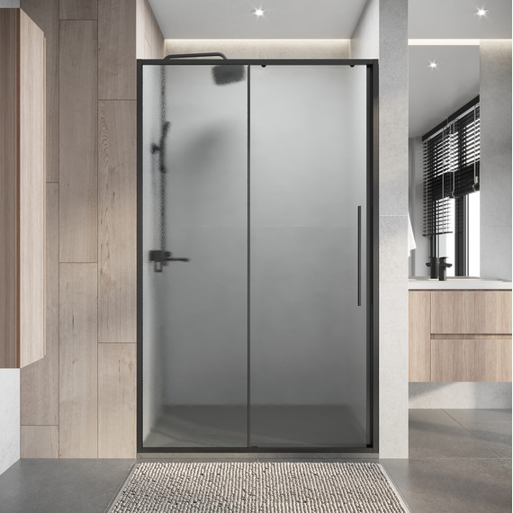 Душевая дверь Niagara Nova 130 см NG-34-L13CHGR, графит матовый/шиншилла фото 4