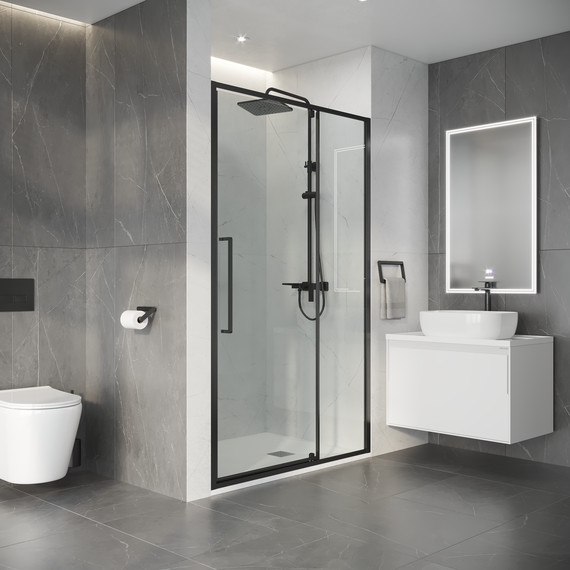 Душевая дверь Niagara Nova 120 см NG-35-12AGR, графит матовый/прозрачное - 5 Душевая дверь Niagara Nova 120 см NG-35-12AGR, графит матовый/прозрачное фото 5