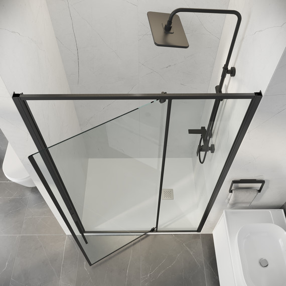 Душевая дверь Niagara Nova 110 см NG-35-11AGR, графит матовый/прозрачное - 6 Душевая дверь Niagara Nova 110 см NG-35-11AGR, графит матовый/прозрачное фото 6