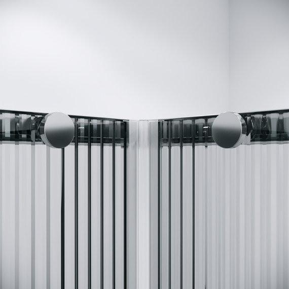 Душевое ограждение Niagara Nova 100x100 см NG-4624-34, хром/матовое/рифленое - 6 Душевое ограждение Niagara Nova 100x100 см NG-4624-34, хром/матовое/рифленое фото 6