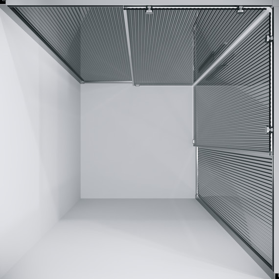 Душевое ограждение Niagara Nova 100x100 см NG-4624-34, хром/матовое/рифленое - 8 Душевое ограждение Niagara Nova 100x100 см NG-4624-34, хром/матовое/рифленое фото 8